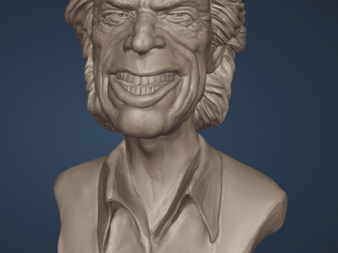 Mick Jagger 3D Model