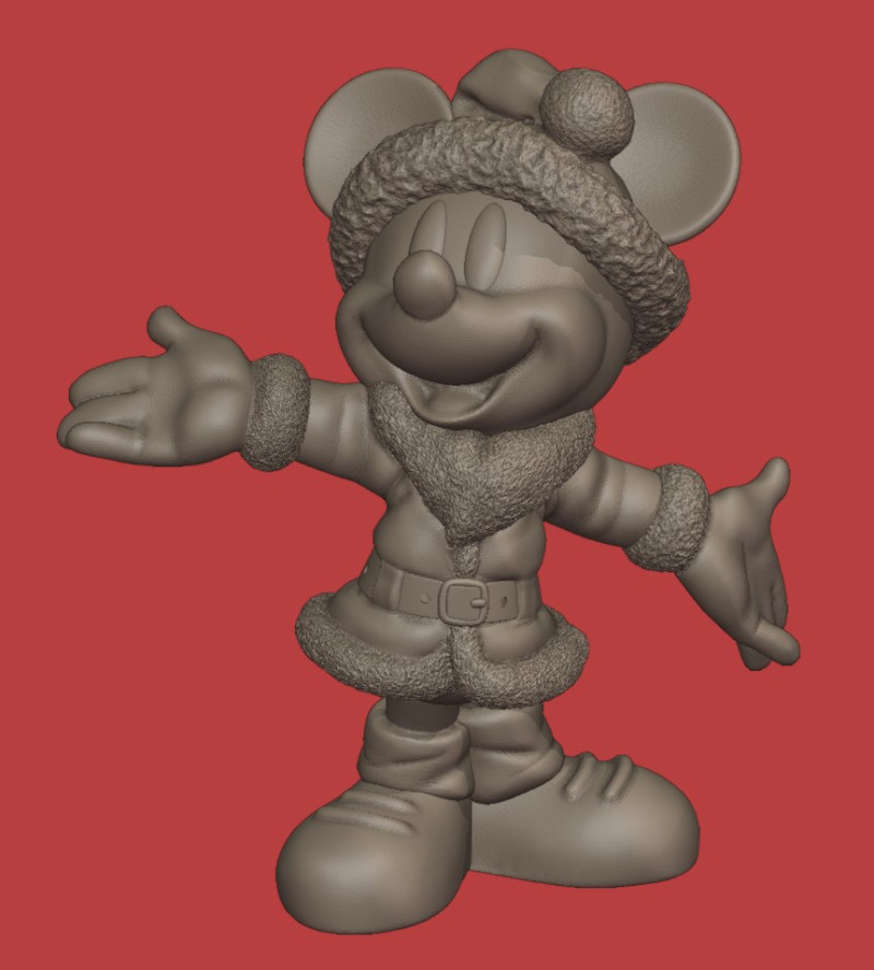 Mickey Mouse Nol 3Dモデル .c4d .max .obj .3ds .fbx .stl .blend 