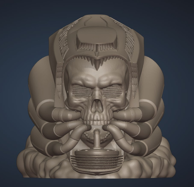 SkullBiker 3Dモデル .c4d .max .obj .3ds .fbx .stl .blend 