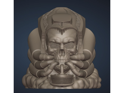 SkullBiker 3D Model