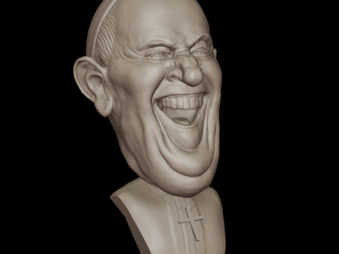 Pape Franois 3D-Modell