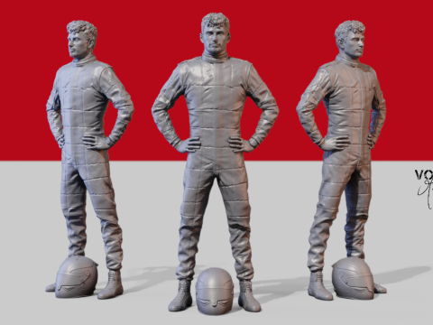 Charles Leclerc Modelo de impresión 3D
