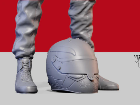 Charles Leclerc 3D Print Model