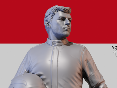 Max Verstappen 3D Print Model