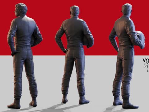 Max Verstappen 3D Print Model