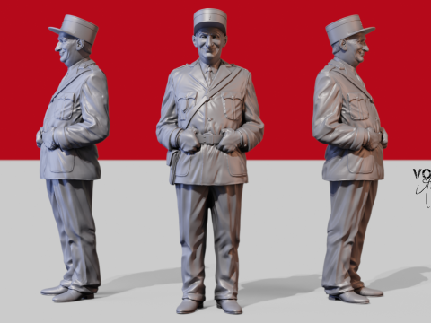 De Funes gendarme french 3D Принт Модель