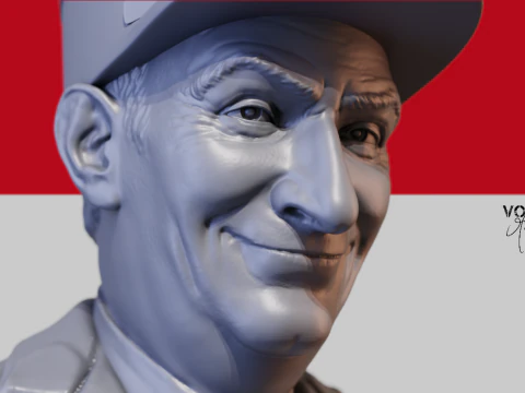 De Funes gendarme french 3D Print Model