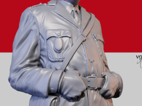 De Funes gendarme french Modèles 3D en vedette