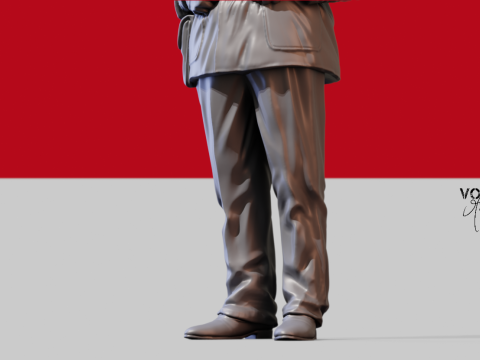De Funes gendarme french Modèles 3D en vedette