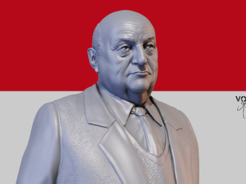 Bernard Blier 3D Druckmodell