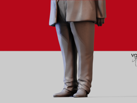 Bernard Blier 3D Druckmodell