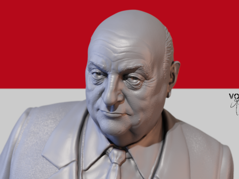 Bernard Blier 3D Druckmodell