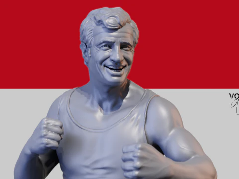 Jean Paul Belmondo 3D Print Model