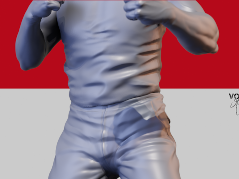 Jean Paul Belmondo 3D 打印模型