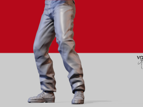 Jean Paul Belmondo 3D 打印模型