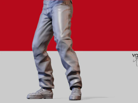 Jean Paul Belmondo 3D Print Model
