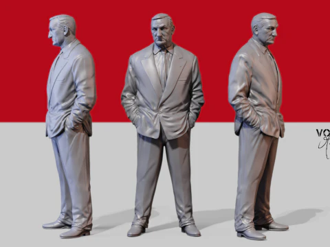 リノ・ベンチュラ 3Dプリントモデル