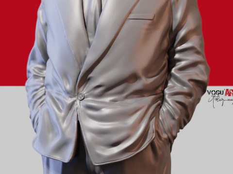 Lino Ventura 3D Print Model