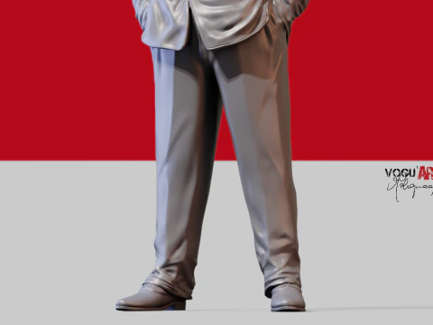 Lino Ventura 3D Print Model