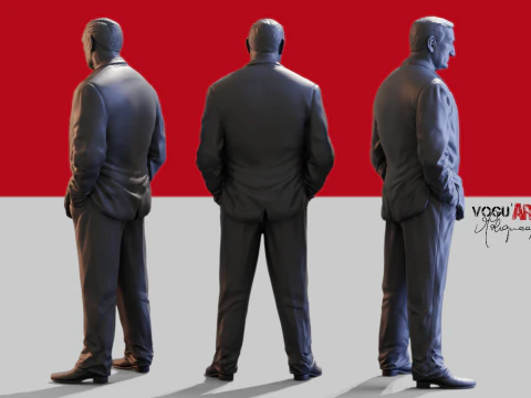 Lino Ventura 3D Print Model