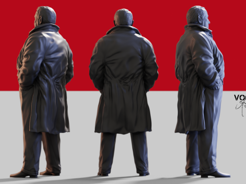 Jean Gabin Modelo de impresión 3D