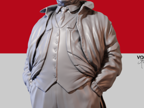 Jean Gabin Modelo de impresión 3D