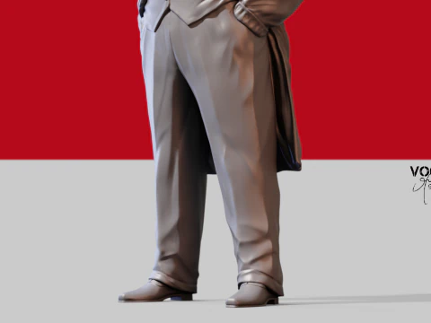 Jean Gabin 3D Print Model
