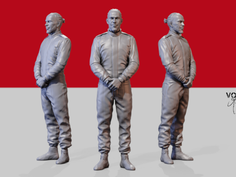 Lewis Hamilton Model do druku 3D