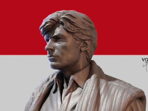 Alain Delon 3D Model