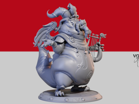 Dragon Angel 3D Print Model