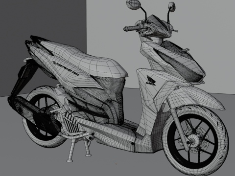 2016 - Honda Vario 150 ESP Model 3D