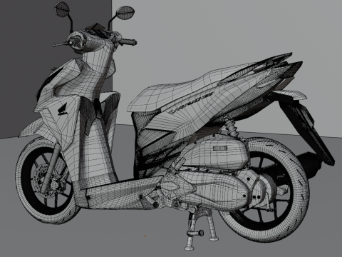 2016 - Honda Vario 150 ESP Model 3D