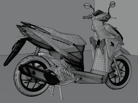 2016 - Honda Vario 150 ESP Model 3D