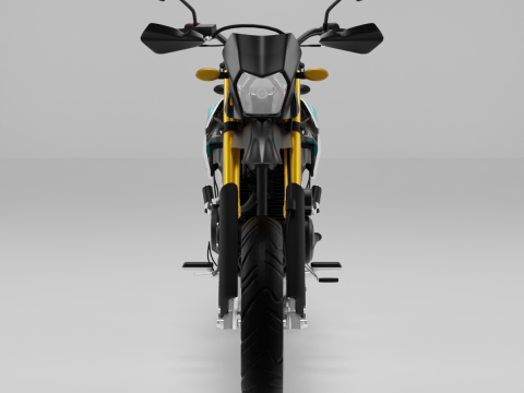 Kawasaki D-Tracker 150 Modello 3D