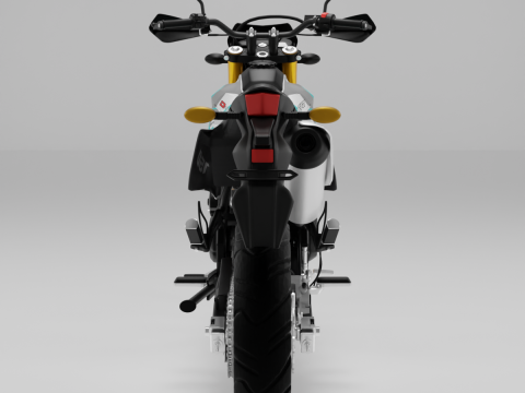 Kawasaki D-Tracker 150 Modello 3D
