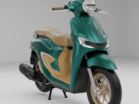 2024 - Honda Stylo 160 ABS 3D Model