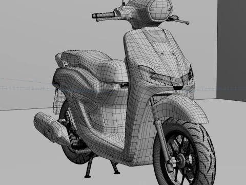 2024 - Honda Stylo 160 ABS 3D Model in Motorcycle 544162 | 3DExport