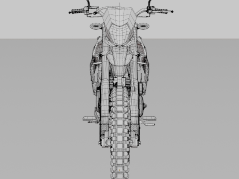 Kawasaki KLX 150BF Modello 3D