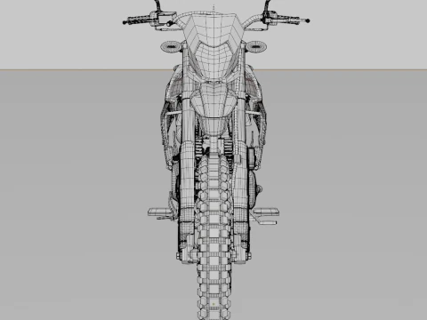 Kawasaki KLX 150BF 3D Model