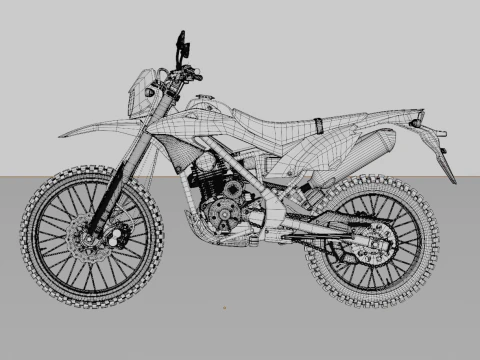 Kawasaki KLX 150BF 3D Model