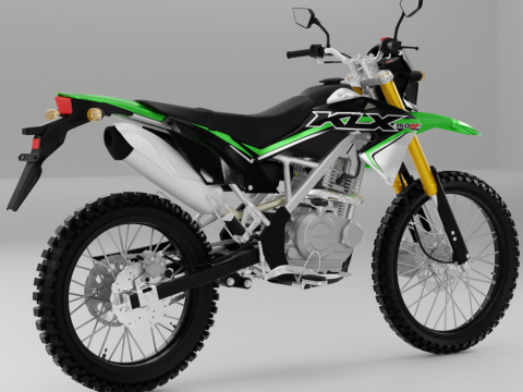 Kawasaki KLX 150BF Modello 3D