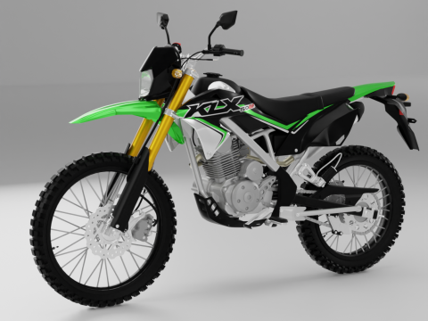 Kawasaki KLX 150BF Modello 3D