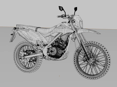 Kawasaki KLX 150BF 3D Model
