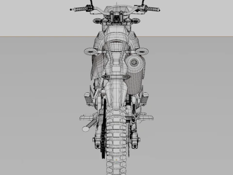 Kawasaki KLX 150BF 3D Model