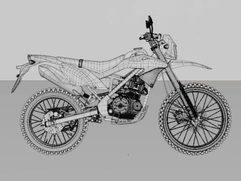 Kawasaki KLX 150BF 3D Model