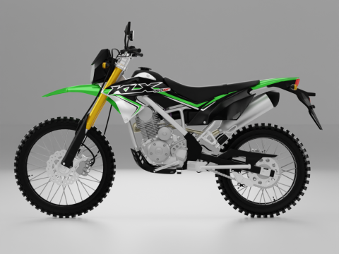 Kawasaki KLX 150BF Modello 3D