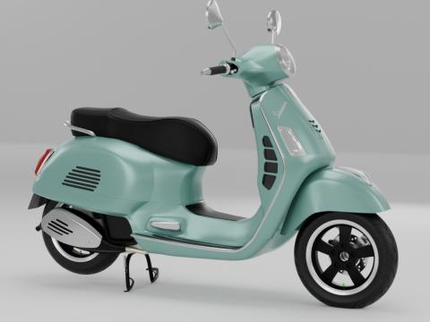 2019 - Piaggio Vespa GTS 150 I-Get 3D Model