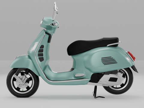 2019 - Piaggio Vespa GTS 150 I-Get 3D Модель