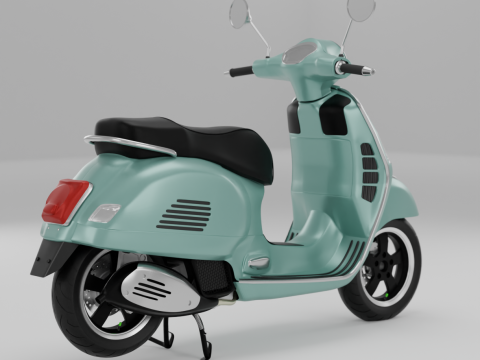 2019 - Piaggio Vespa GTS 150 I-Get 3D Модель