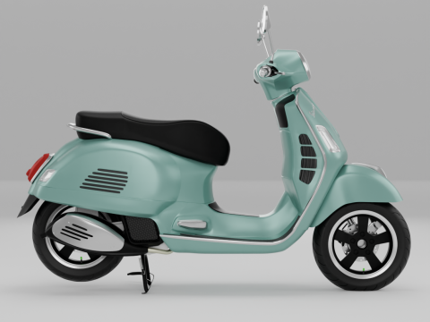 2019 - Piaggio Vespa GTS 150 I-Get 3D Модель